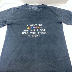 Astro world small T-shirt concert Travis scott